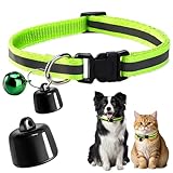 GPS Tracker Katze Hund, Haustierortungsgerät für Hund Katzen,Weltweite...