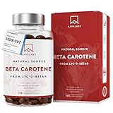Beta Carotin Kapseln Hochdosiert für Bräune 25000 IE Vitamin A Hochdosiert -...