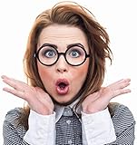 Hipsterbrille | Nerdbrille | Streberbrille | Nerd Brille | Streber Brille Rund...