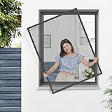 jarolift Insektenschutz Spannrahmen BrushLine 2000 aus hochwertigem Aluminium,...