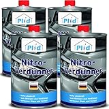 PLID® Nitroverdünner 1L [REINIGUNG & VERDÜNNUNG] - Farbloser Verdünner mit...