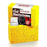 ALCLEAR 6080WS 2er Set Auto Waschschwamm, Jumbo Autoschwamm für Autopflege,...