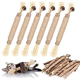 MarverFace 21 Stück katzenminze Sticks, 6 katzenminze Spielzeug 15 matatabi...