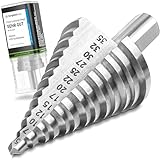 Pinava® HSS Stufenbohrer [10mm Schaft] - Passt in jedes Bohrfutter -...