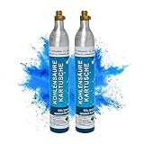 2x CO2-Kartusche Soda 425g Kohlensäure Zylinder für bis zu 120 Liter Sprudel...