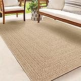 the carpet Kansas - robuster In- und Outdoor Teppich im natürlichen Jute-Look,...