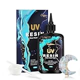 UV Harz 100g, Upgrade UV Resin hart kristallklares Transparentes UV epoxidharz...