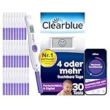 Clearblue Ovulationstest Fortschrittlich & Digital, Doppelte Chancen, schwanger...