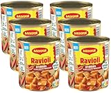 MAGGI Ravioli Arrabbiata, in extra scharfer Tomatensauce, Teigtaschen gefüllt...
