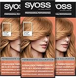 SYOSS inspiriert von PANTONE 16-1337 Coral Gold Permanente Coloration Stufe 3,...