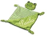 Wuff-Dogsworld Baby Kuscheltuch VIELE Modelle mit Namen Bestickt Geschenk Taufe...