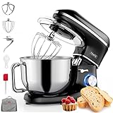 Fentic Küchenmaschine - 2000W - Edelstahl Rührschüssel (6,2 L) - Knetmaschine...