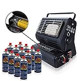 1x Rsonic Camping Gasheizung + 12 Butane gaskartuschen