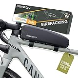 Rovativ® Bikepacking Oberrohrtasche [1,8 Liter] 100% Wasserdicht - Top Tube Bag...