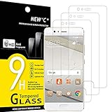 NEW'C 3 Stück, Panzer Schutz Glas für Huawei P10, Frei von Kratzern, 9H...