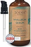 BIO HYALURON SERUM +B5| Hyaluronsäure Hochdosiert | 4-Fach Anti-Falten - 100ml...