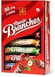 Frey Branches Milk Schokoriegel 50er-Pack - Milchschokoladen-Riegel mit...