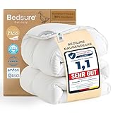 BEDSURE Daunendecke 155x220 Daunen Bettdecke - Warm Winterdecke 90% Daunen und...