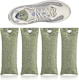 4 Stück Aktivkohle Schuh-Geruchsentferner,Schuhdeo Beutel,Schuhkissen Mit...