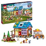 LEGO 41735 Friends Mobiles Haus, Camping-Spielzeug mit Auto, Tieren und...