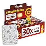 THERMOPAD Rückenwärmer – DAS ORIGINAL: 30 x Wärmepads für 12 Stunden...