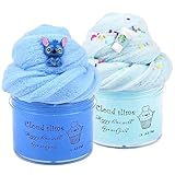 Cloud Slime Kit - 2 Pack Fluffy Slime, Soft and Non-Sticky, for Kids Party...