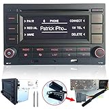 SCUMAXCON Autoradio Audio Stereo RCN210 für VW Golf MK4 Polo Passat B5 USB MP3...