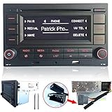 SCUMAXCON Autoradio Audio Stereo RCN210 für VW Golf MK4 Polo Passat B5 USB MP3...