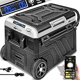 tillvex® Kompressor Kühlbox elektrisch 40-60 Liter | Elektrische Gefrierbox...