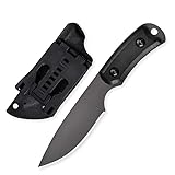 ZIMAIC Outdoor Messer Feststehend aus feinstem 440 Stahl - Jagdmesser inkl....