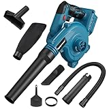 Akku Laubbläser für Bosch Professional 18V System Akku, 2-in-1 Elektrischer...