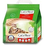 Cat's Best Original Katzenstreu, 100 % pflanzliche Katzen Klumpstreu mit...