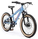 BIKESTAR Kinder Fahrrad Mountainbike 7 Gang Shimano, Scheibenbremse ab 6 Jahre |...