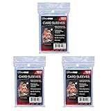 Ultra PRO Kartenhüllen Sleeve 300 Stück, Standardgröße, Transparent für...