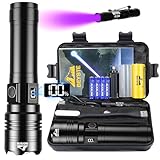 BEYSTE Taschenlampe LED Aufladbar 500,000 Lumen, LED Taschenlampe Extrem Hell...