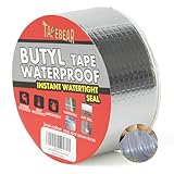 TAPEBEAR Wasserdichtes Butylband 50mm x5m, Wasserdichtes Starkes Selbstklebendes...