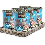 LEONARDO Kitten Katzenfutter Kitten, 6X 400 g getreidefreies Nassfutter für...