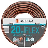 Gardena Comfort FLEX Schlauch 13 mm (1/2 Zoll), 20 m: Formstabiler, flexibler...
