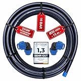 SmartProduct PE Rohr 25 mm x 15 Meter PN16 PE-HD Verlegerohr, DVGW Trinkwasser,...