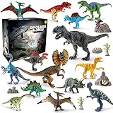 kramow Dinosaurier Figuren Set, Dinosaurier Spielzeug 21 PCS, Realistische...
