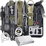 Outdoor Survival Kit, Militär Notfall Ausrüstung und Überlebensausrüstung,...