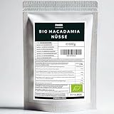 Bio Macadamianüsse 300g - Natur Macadamia Nüsse Roh Ungesalzen Hälften &...