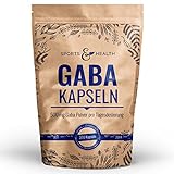 GABA Kapseln Hochdosiert– 500 mg pro Kapseln - 270 Kapseln Je 500 mg - Vegan -...