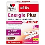 Doppelherz Energie Plus Koffein + Taurin + B-Vitamine DIRECT – Mit Vitamin B1,...