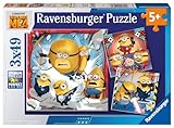 Ravensburger Kinderpuzzle 12001061 - Despicable Me 4 - 3x49 Teile Minions Puzzle...