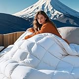 BEDSURE Daunendecke 155x220 Daunen Bettdecke - Warm Winterdecke 90% Daunen und...