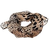 EHOTER Leopardenmuster Damen Schals Damen Tücher Halstuch Scarf Winterschal...