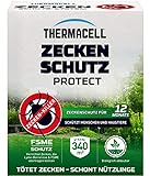 Thermacell Zeckenschutz Protect, Zeckenschutzsystem für bis zu 340m² mit 12...