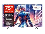 TCL 75T8B 75-Zoll QLED Pro 144Hz Onkyo Gaming Fernseher, 4K UHD, HDR Pro, Google...