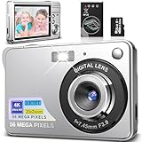 4K Digitalkamera 56MP Fotokamera mit Autofokus 20X Digitalzoom Fotoapparat...